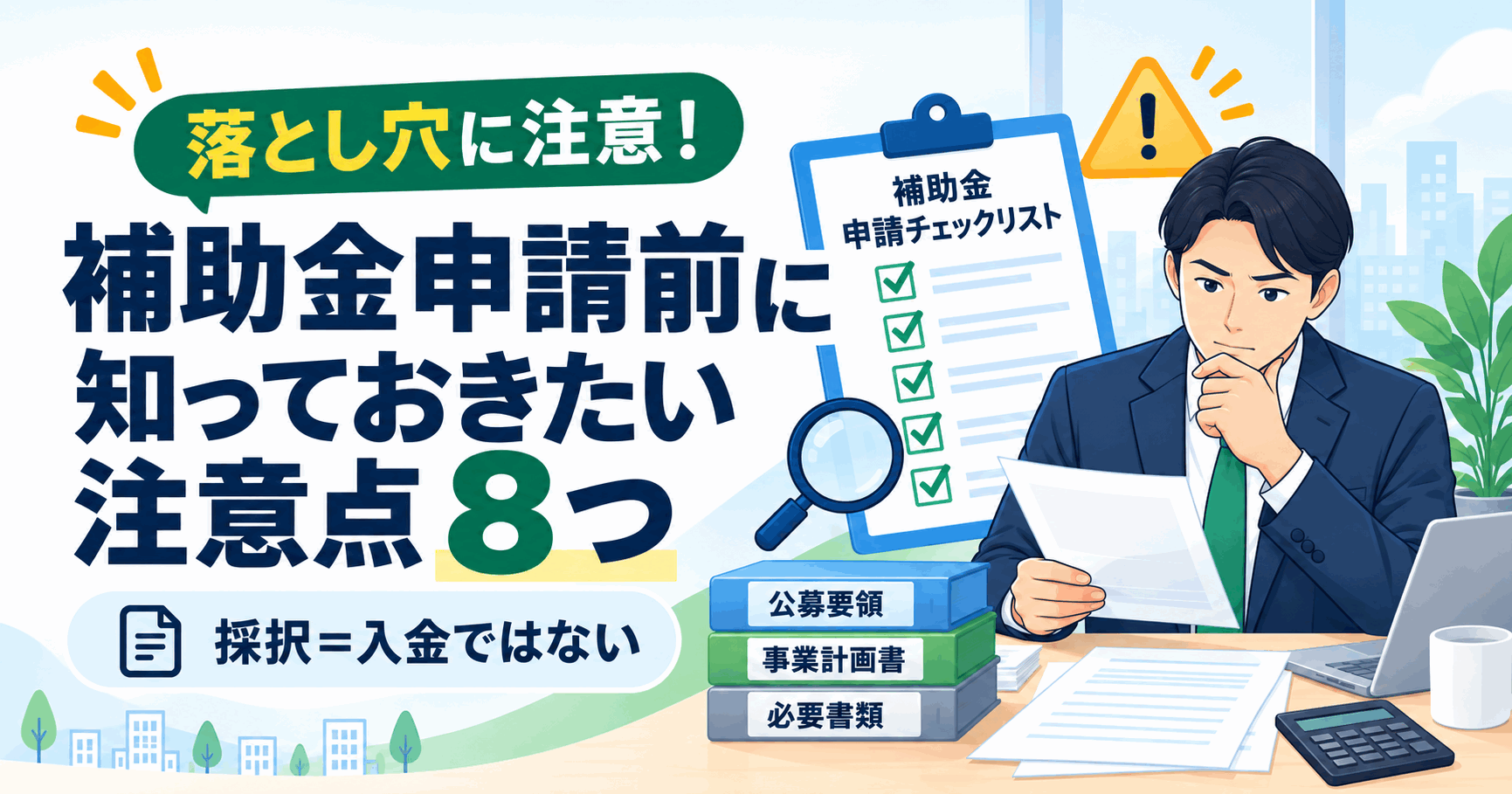 補助金注意点のサムネイル